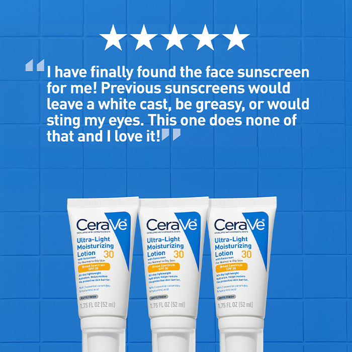 CeraVe Skincare Moisturizers Ultra Light Moisturizing Lotion Spf