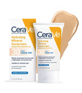 CeraVe Sunscreen Face Hydrating Mineral Sunscreen Spf Face Sheer Tint