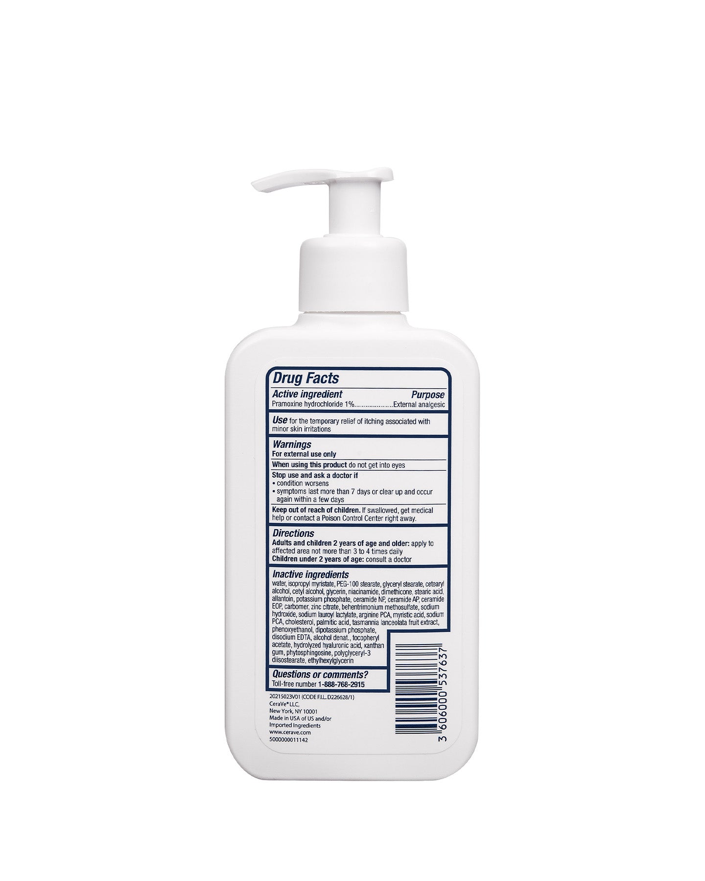 CeraVe Skincare Moisturizers Itch Relief Moisturizing Lotion