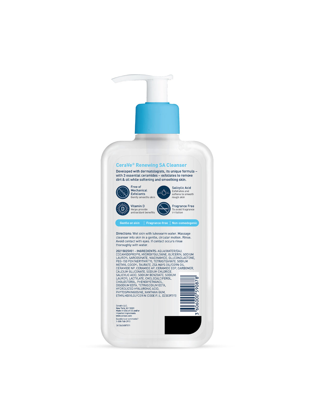 CeraVe Skincare Cleansers Renewing Sa Cleanser