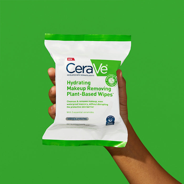 CeraVe Skincare Cleansers Hydrating Makeup Removing Plant Based Wipes